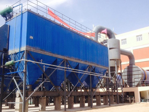 Pulse dust collector in compound fertilizer plant