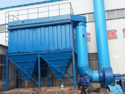 Dust collector in rubber refining workshop