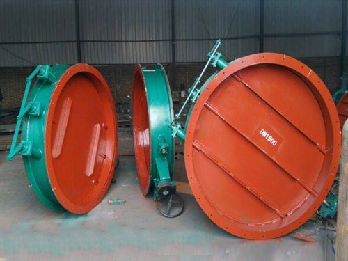 Circular ventilation butterfly valve